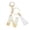 N, variant on Custom Letter Keychain Translucent Resin Pendant Name Keyrings Durable Stylish Accessories for Keys