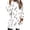 White, variant on Womens Tops Long Sleeved Round Neck Warm Pocket Printing Thick Pullover Top,Tops for Women Pink S