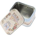 Meijiashe Vintage Bunny Tin Cookie Box Candy Jar Storage Container