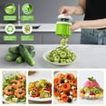 thumbnail image 4 of ONCE FOR ALL Vegetable Spiralizer Zucchini Noodle Maker Spiral Cutter, 4 of 8