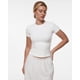 thumbnail image 2 of Camiseta Ultra Corta de Manga Corta para Mujer INLYRIC Blanca Nieve Talla M, 2 of 5