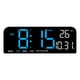 thumbnail image 4 of Reloj despertador de pantalla grande, reloj de escritorio LED simple, reloj creativo, reloj de escritorio de gran tamaño que se puede colgar, 4 of 5