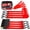 Red, variant on AWELCRAFT 1500 lb Premium 15ft Tie-Down Ratchet Straps with ''S" Hooks, 4-Pack Orange