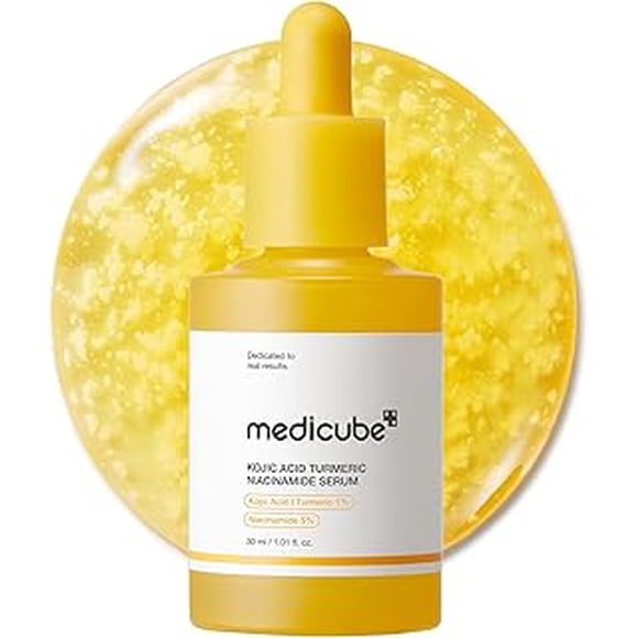 Kojic Acid Turmeric Clarifying & Balancing Capsule Serum for Troubled Skin | Soothing & Brightening Facial Serum | Niacinamide & Glow Capsules for Hydration and Barrier Support | 1.01 fl.oz