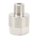 thumbnail image 1 of Adaptador de medidor de presión de aceite, 1/8 pulgadas NPT macho a M10x1.0 hembra para aceite, combustible, presión de agua, medidor de temperatura, despegue, 1 of 5