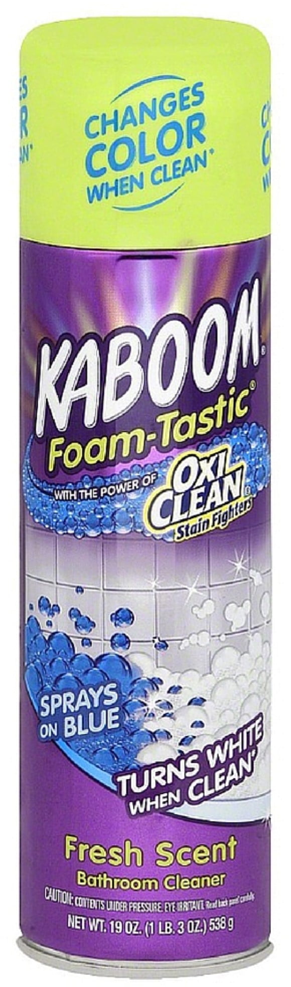 Kaboom Foam-Tastic Changing Color Bathroom Cleaner With Oxi-Clean ...