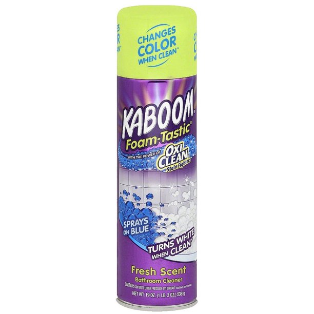 Kaboom FoamTastic Changing Color Bathroom Cleaner with OxiClean