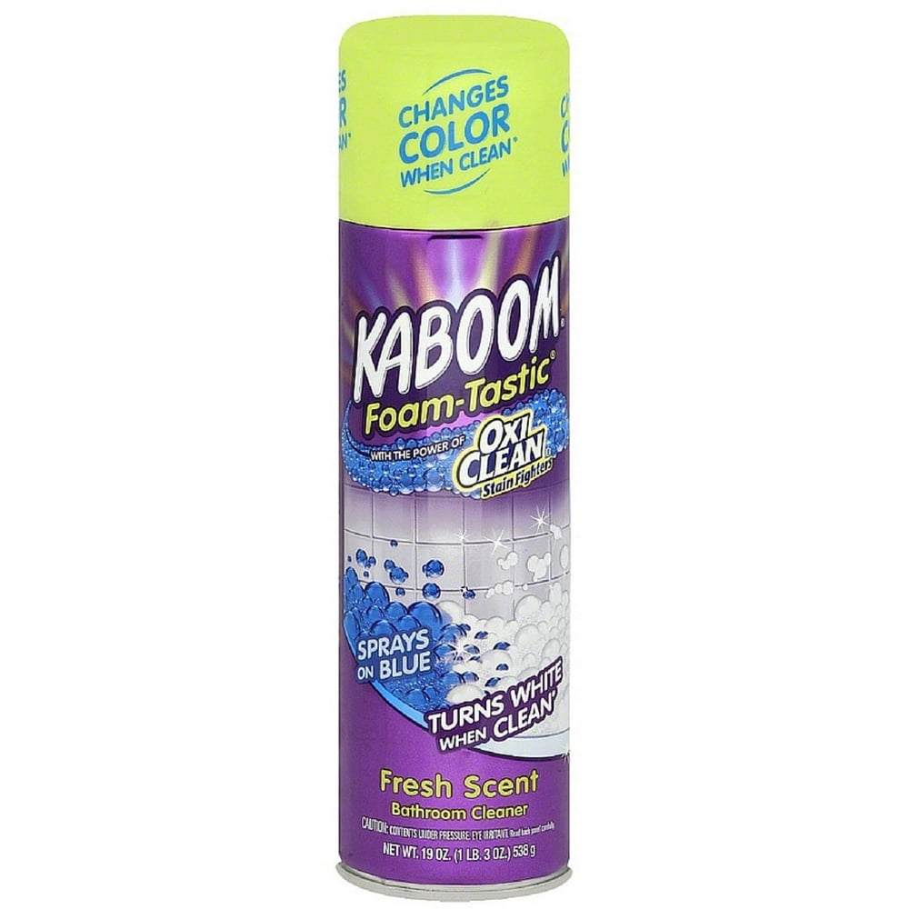2 Pack Kaboom FoamTastic Changing Color Bathroom Cleaner with Oxi