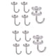 thumbnail image 1 of Gancho de Techo de Acero Inoxidable de 10 Piezas Base Redonda Montaje Superior Gancho de Pared Superior, 1 of 5