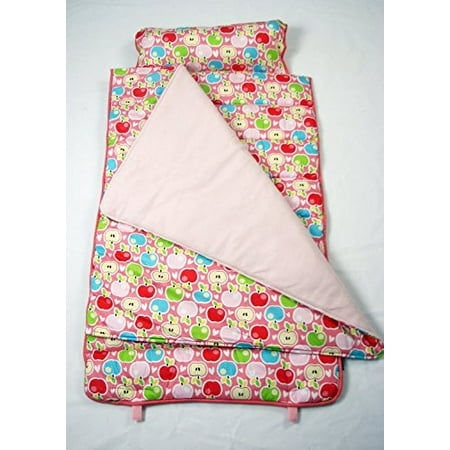 Soho Extra Roomy Nap Mat For Toddlers Apple With Pillow And