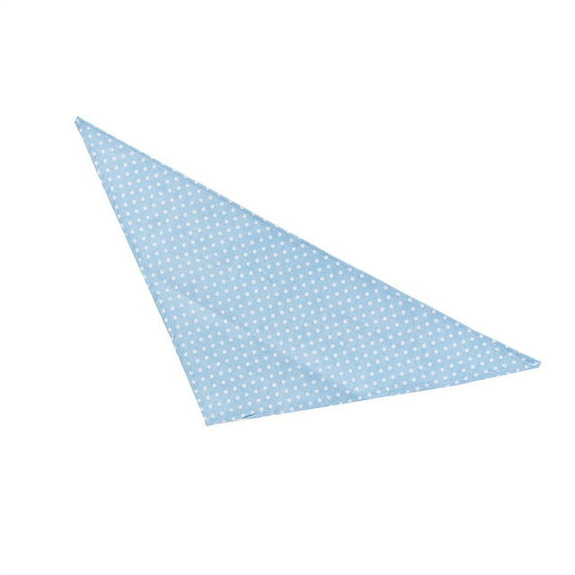 Methold Bufanda de baba para mascotas Linda toalla triangular ajustable para cuello de 25-45 cm Ropa para mascotas Azul claro
