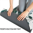 thumbnail image 3 of Pioneer Flower Floral Print Pattern Hot Yoga Mat Towel Non Slip for Hot Yoga - Quick-Drying Yoga Mat Cover with 4 Corner Pockets with Travel Bag - Hot Yoga Towel Non Slip 70"x26", 3 of 6
