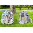 thumbnail image 5 of GHSDFBB Bubble Cat Backpack,Expandable Backpack for Cats,Fit up to15 lbs Cats,Pet Outdoor Backpack (Floral, Front Expan), 5 of 5