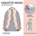 thumbnail image 5 of Cute Lobster & Starfish Themed Waterproof Bookbag - Lightweight Daypack with Padded Straps, Coastal Nautical Design & Organized Storage for College Students, 5 of 6