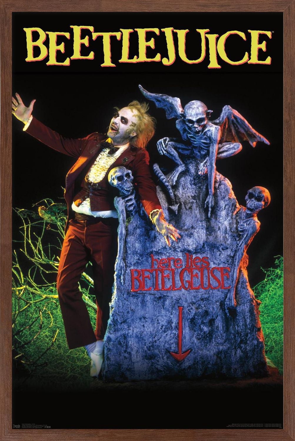 Beetlejuice - Grave Wall Poster