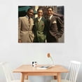 thumbnail image 2 of COMIO African American Children on Car Wall Art Decor Framed Poster | Black Family Artwork | (Canvas Like / Textured) Home &amp; Bedroom Print | South Side Chicago Picture for Living Room Walls, 2 of 4