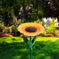 thumbnail image 5 of LACKUST Bird Feeders Outdoor Clearance,Outdoor Sunflower Standing Bird Feeder with Flower-Shaped Tray for Garden Decoration,Yellow, 5 of 7