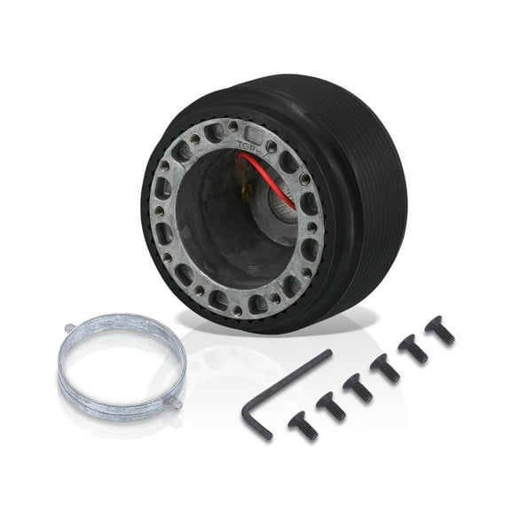 AJP Distributors 6 Hole Bolt Steering Wheel Adapter Hub Removable Release Connector Compatible/Replacement For Honda Civic S2000 Scion tC xA xB Toyota MR2 Corolla AE86 1984 1985 1986 1987 1988 1989