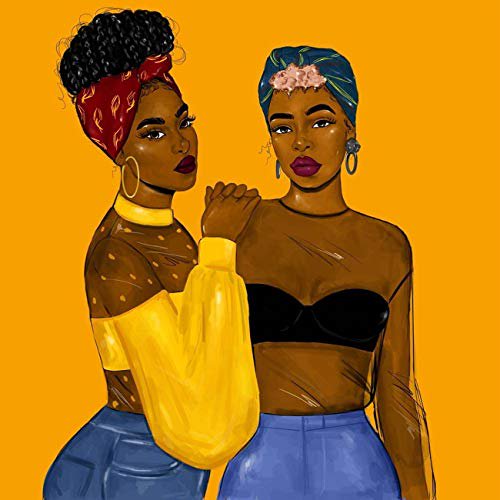 SKRYUIE 5D Diamond Painting Kit African Women Full Drill by Number Kits