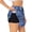 Black, variant on Blue Mandala Harmony for Double-layer Running Short for Women, Perfect for Gym, Tennis, and More, Featuring a Convenient Pocket-Small