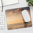 thumbnail image 4 of Mousepad Sailboat at Sunset on Calm Sea Peaceful Nautical Ocean Scene, 4 of 5