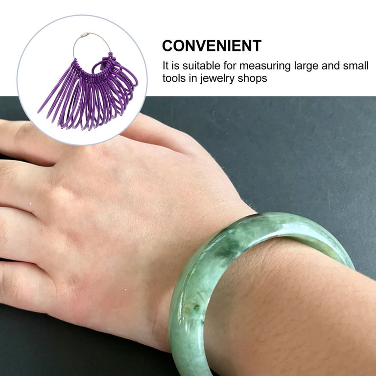 2pcs Bracelet Bangle Gauge Sizer Jewelry Wrist Size Measure Tool
