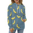 thumbnail image 4 of Yellow Banana Pattern(2) 3d Sweatshirts Hoodie Fashion Casual Personality Men's Women Street Hoodie Pullovers Long Sleeve Comfortable Top, 4 of 6