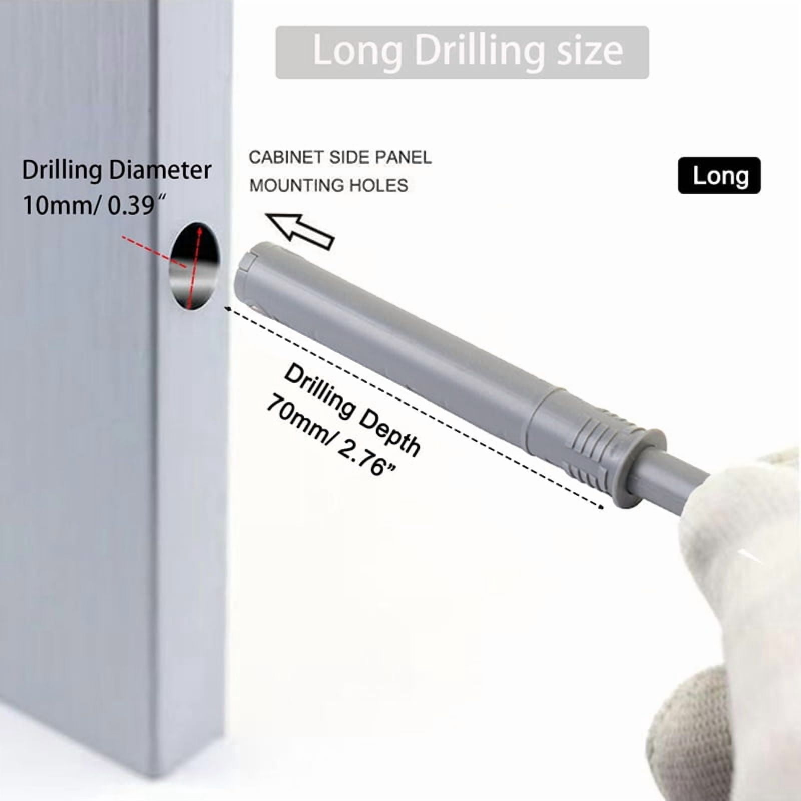 Push to Open Cabinet Hardware 40Pack Push  & Lock for Hidden Door Touch Latches and Catch Push Release Drawer Long