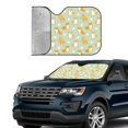 thumbnail image 2 of Yiaed Dog And Flower Print Car Windshield Sunshade Front Auto Car Front Window Sun Shade Foldable Sun Visor Shield Cover Auto Accessories for Sedan SUV Truck-Medium, 2 of 5