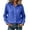 Blue, variant on Karight Womens Button Down Shirts Cotton Oxford Shirt Dress Shirt Long Sleeve Work Blouses Tops with Pocket