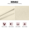 thumbnail image 5 of Yescom 64"x47" Deluxe Outdoor Swing Canopy Replacement UV30+ 180gsm Porch Top Cover for Patio Yard Seat, 5 of 11