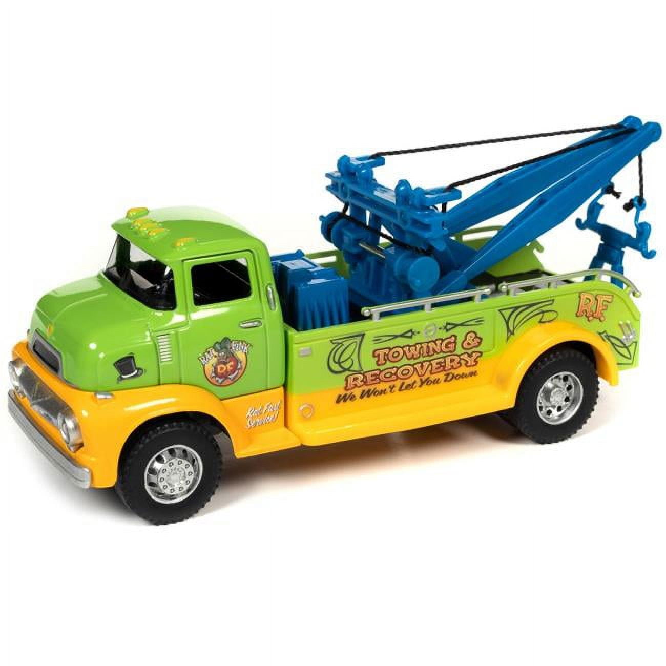 AUTO WORLD 1:18 RAT FINK LUCKY No.13 FIRE TRUCK w/ RAT FINK AUTO WORLD 1:18 RAT FINK LUCKY No.13 FIRE TRUCK w/ RAT FINK