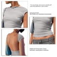 thumbnail image 4 of Camiseta de mujer, camiseta sin espalda para mujer Camiseta sin espalda probada y confiable, 4 of 4