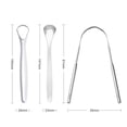 thumbnail image 4 of 3 unids/set raspador de lengua de acero inoxidable limpiador de lengua Oral boca médica yeacher raspador de lengua, 4 of 7