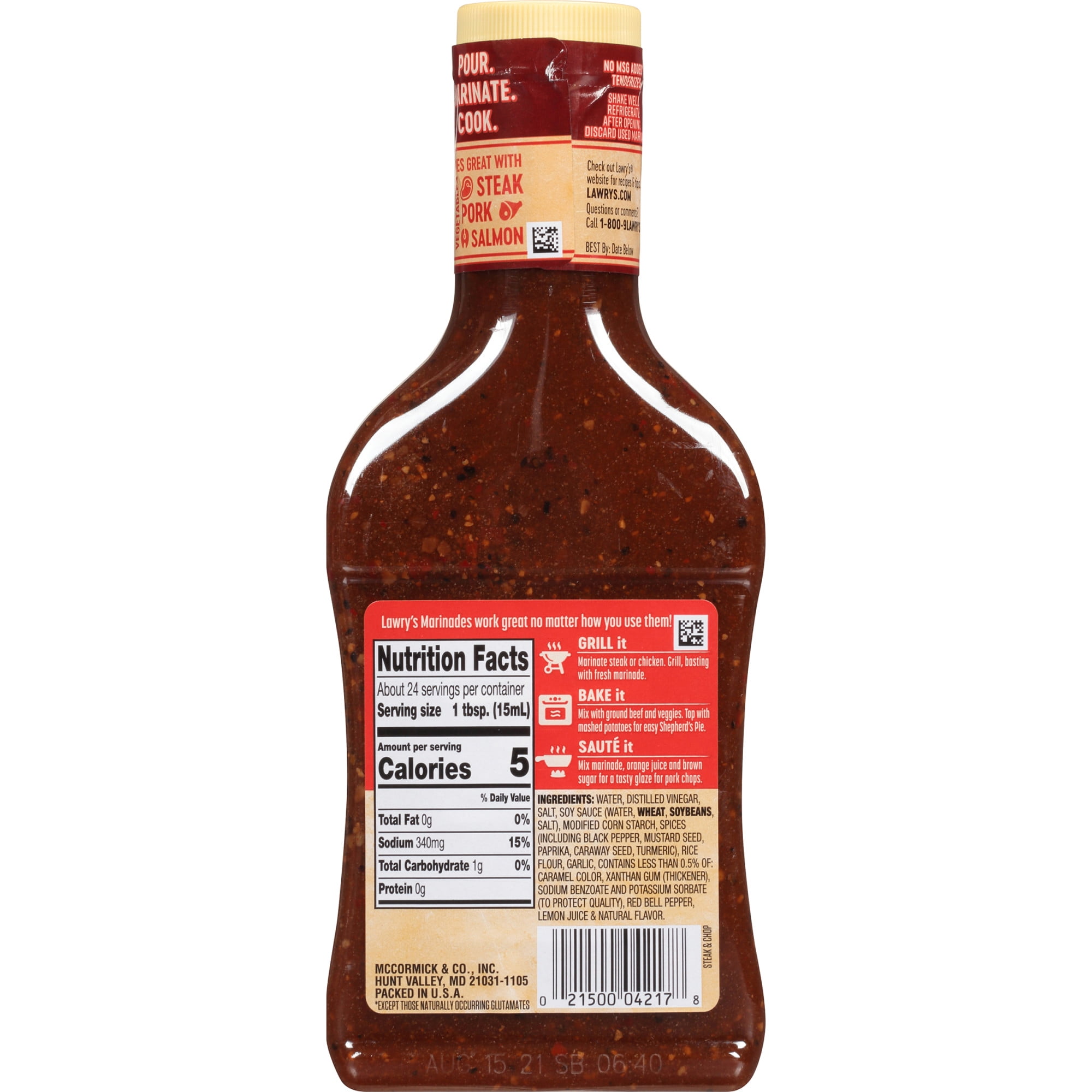 Louisiana Supreme Steak Marinade 2-16oz