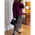 thumbnail image 5 of Women'S Sheer High Waist Skirt Fashion Chic Casual Office Midi Pencil Skirt Elegant See Through, 5 of 7