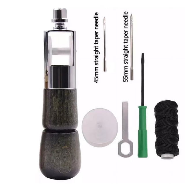 Máquina de coser a mano para cuero, máquina de coser, herramienta de costura para tallado de cuero, herramienta de costura para tallado de cuero de vaca