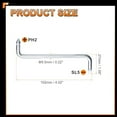 thumbnail image 2 of Offset Screwdriver SL5/PH2 Phillips Flat Head Right Angle 90 Degree  Driver Double Ended Z-type Hand Tool for Home Appliance Repair$$Tools & Hardware Other, 2 of 7