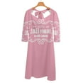 thumbnail image 1 of Lis?? Vinaa! Rose - T-Shirt Classique - Robe à Col Carré Dos Lacé Robe Dos Nu Élégante Robe de Plage Soirée Coréenne Vittu, 1 of 5
