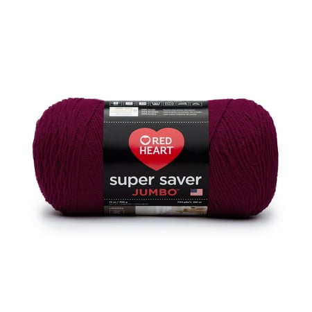 UPC: 0073650015991 | Red Heart Super Saver Acrylic Burgundy Yarn  744 yd