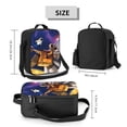 thumbnail image 2 of Wall-E Lunch Bag, Reusable Lunch Tote Bag, Insulated Lunch Box, Portable Lunch Bento Box For College Work Office Picnic 10.5*8*4.5 Inch, 2 of 9