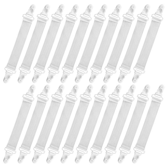 20 Pcs Bed Sheet Clip Suspenders Bedsheet Clips/straps Holder Fasteners Mattress