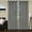 Black, variant on Superior Lightweight Trellis Sheer Curtains Set of 2, Grommet Header Curtain Pannel, Blue, 52"W x 108"L