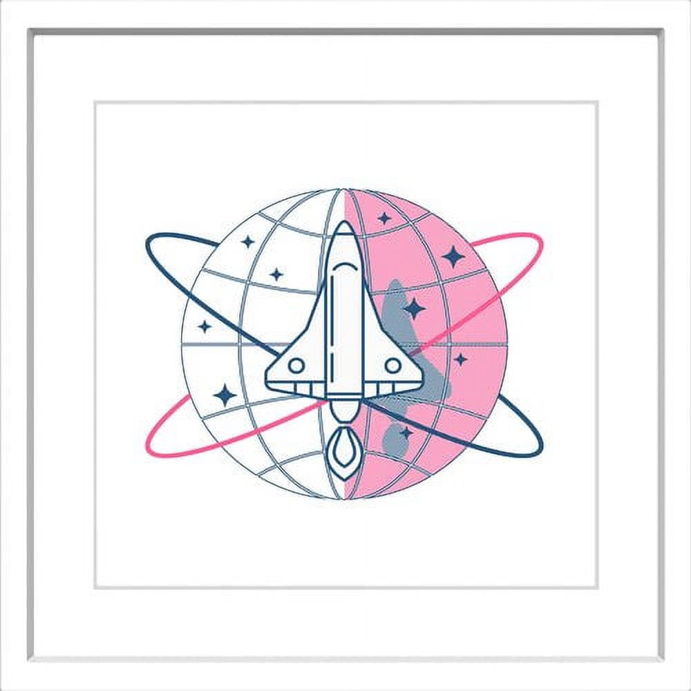"Around the Globe" Framed Painting Print