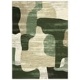 thumbnail image 3 of GlowSol 10'x13' Modern Abstract Area Rugs for Living Room Bedroom Washable Contemporary Indoor Floor Cover Soft Foldable Thin Accent Rug, Green, 3 of 6