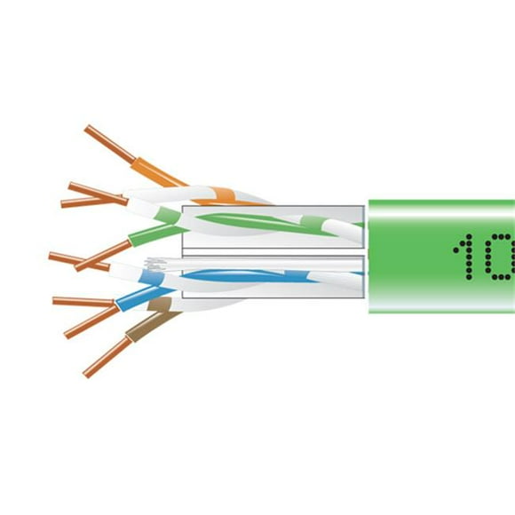 1000 ft. Gigatrue 550 Category 6 Bulk Pln&#44; Green