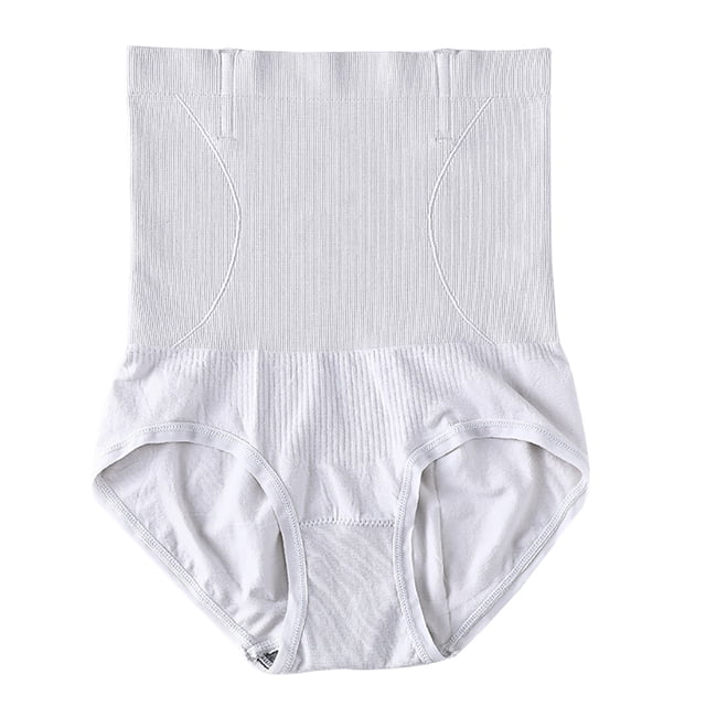 Fajas de cintura alta para mujer, bragas de algodón con forma de abdomen, corsé, gris Vogacara AP001085-01