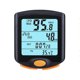 thumbnail image 3 of Bicycle Speedometer Cycling Odometer Speeding Alert Stopwatch Multi Function Waterproof 4 Line Display with Backlight, 3 of 5