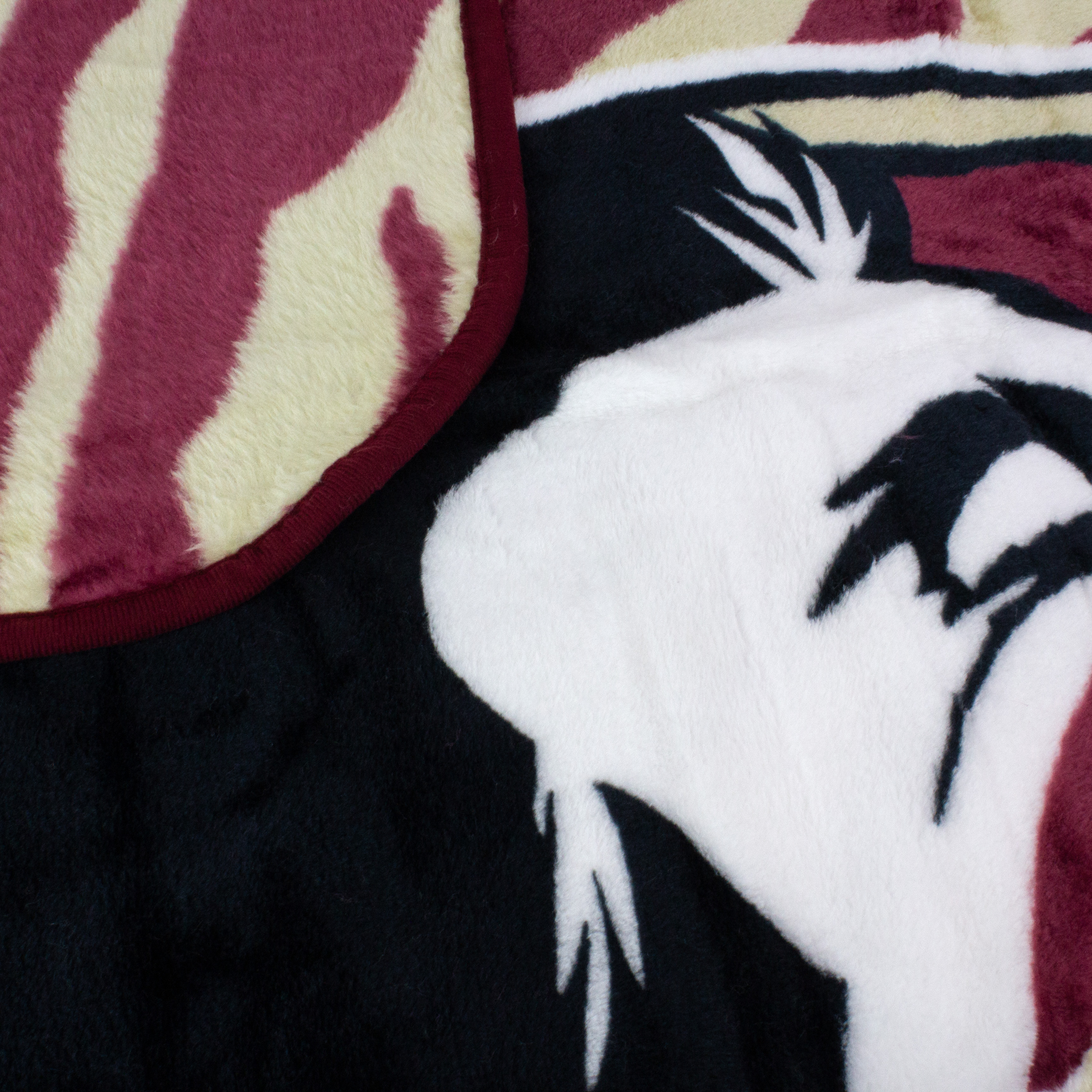 College Covers Everything Comfy Florida State Seminoles Soft Raschel Throw Blanket, 60" x 50" - image 5 of 8