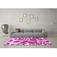 thumbnail image 3 of Ahgly Company Indoor Rectangle Abstract Pink Modern Area Rugs, 2' x 3', 3 of 4